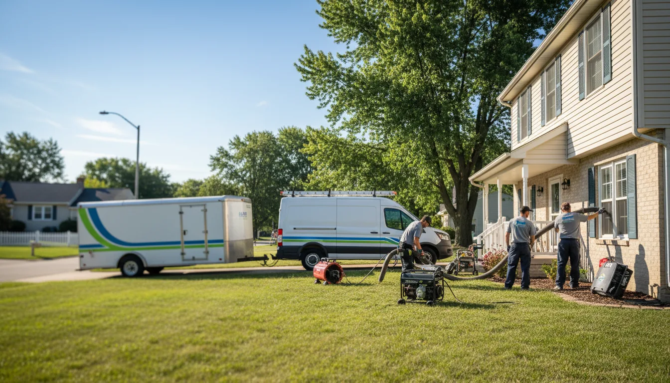Flooded Basement Restoration And Cleanup With Repair in Butte Des Morts, WI near me
